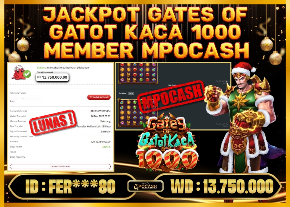 MPOCASH JACKPOT GATES OF GATOTKACA